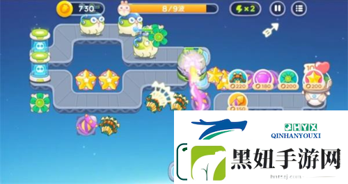 保卫萝卜4太空穿越第14关怎么过