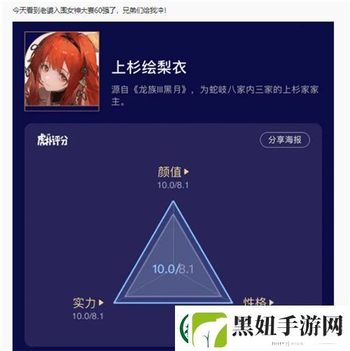 今年虎扑女神大赛