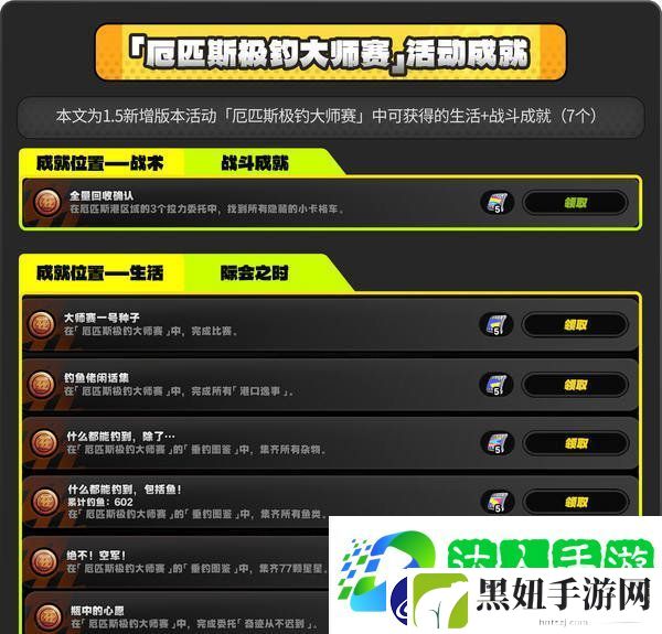 1.5版厄匹斯极钓大师赛7成就如何达成